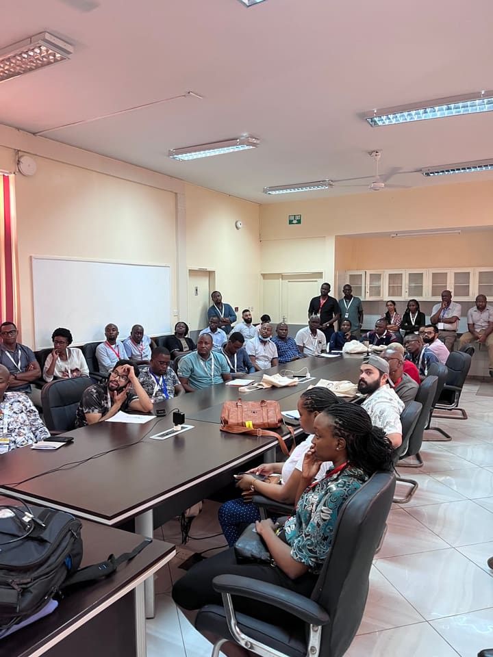 Participants gathered around a workshop table