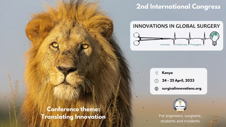 ICIGS 2023 Translating Innovations congress banner for Kenya
